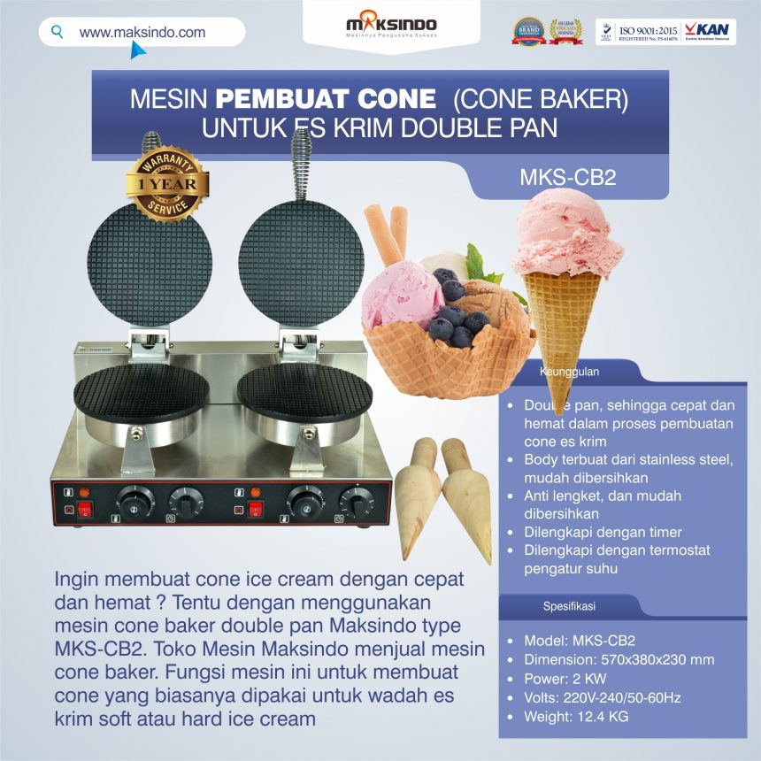 Jual Pembuat Cone Ice Cream (CB2) di Pekanbaru