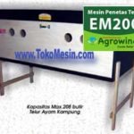 Jual Mesin Penetas Telur Manual 200 Telur (EM-200) di Pekanbaru
